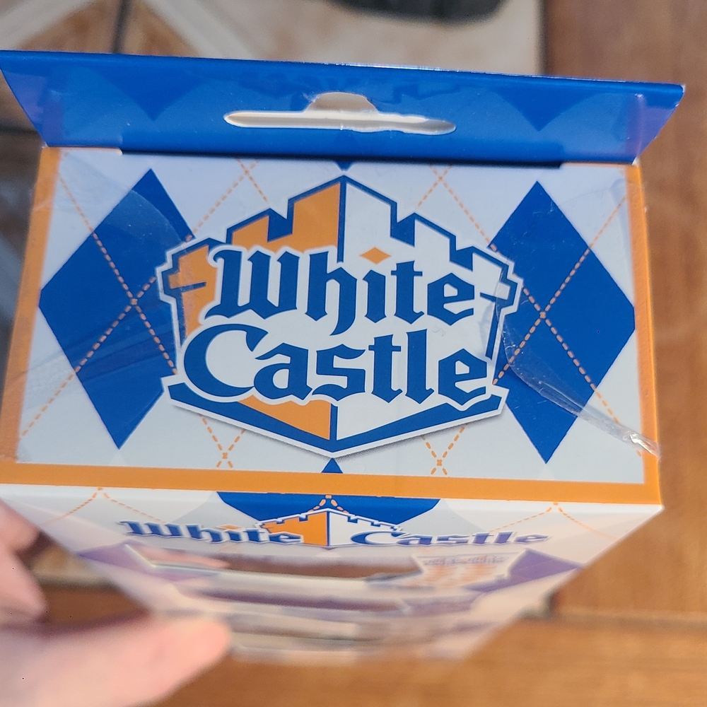 White Castle Box Of 5 Pack Crew Novelty Socks, New